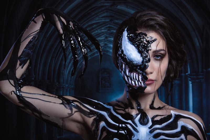 Women, Venom, Cosplay Wallpaper