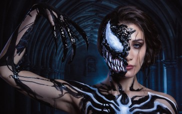 Women, Venom, Cosplay Wallpaper