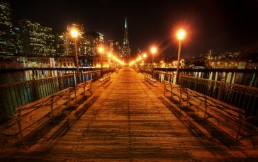 Trey Ratcliff, 4K, Photography, California, City, Night Wallpaper