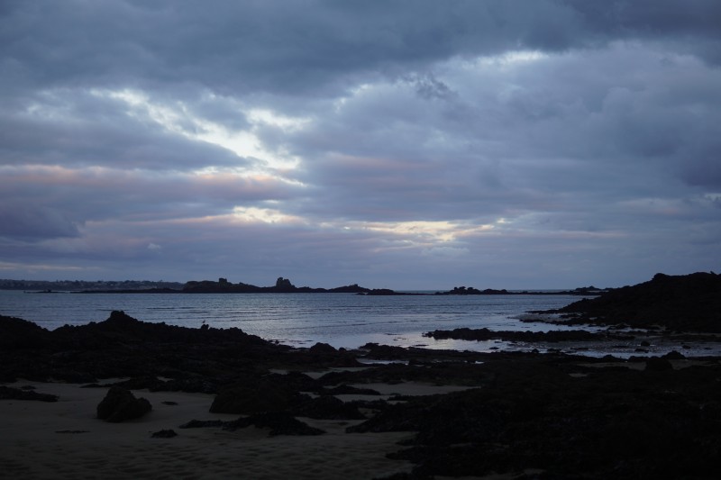 Beach, Brittany (France), Clouds, Sunset Wallpaper