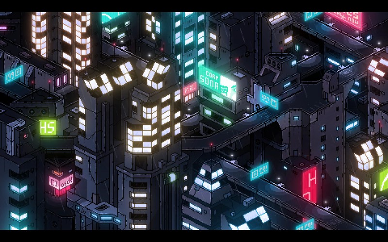 Dark, Night, Neon, Cyberpunk, Futuristic Wallpaper
