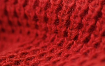 Red, Knit Fabric, Wool, Closeup Wallpaper