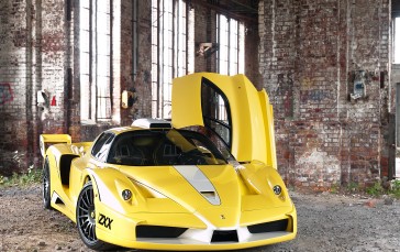 Edo Competition ZXX, Sports Car, Yellow Cars, Vehicle, Ferrari, Italian Cars Wallpaper