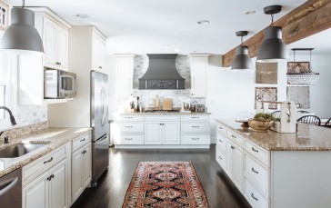 Interior, Furnished, Kitchen Wallpaper