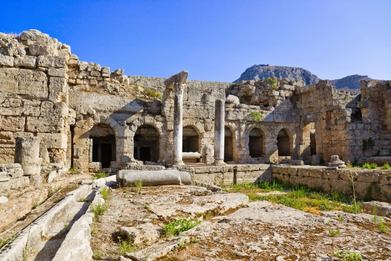 Corinthia, Greece, Architecture, Ruins Wallpaper