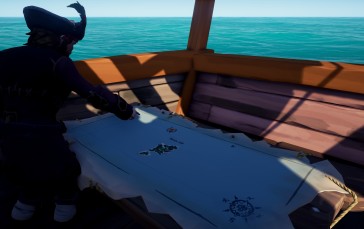 Sea of Thieves, Map, Video Games, Video Game Characters Wallpaper