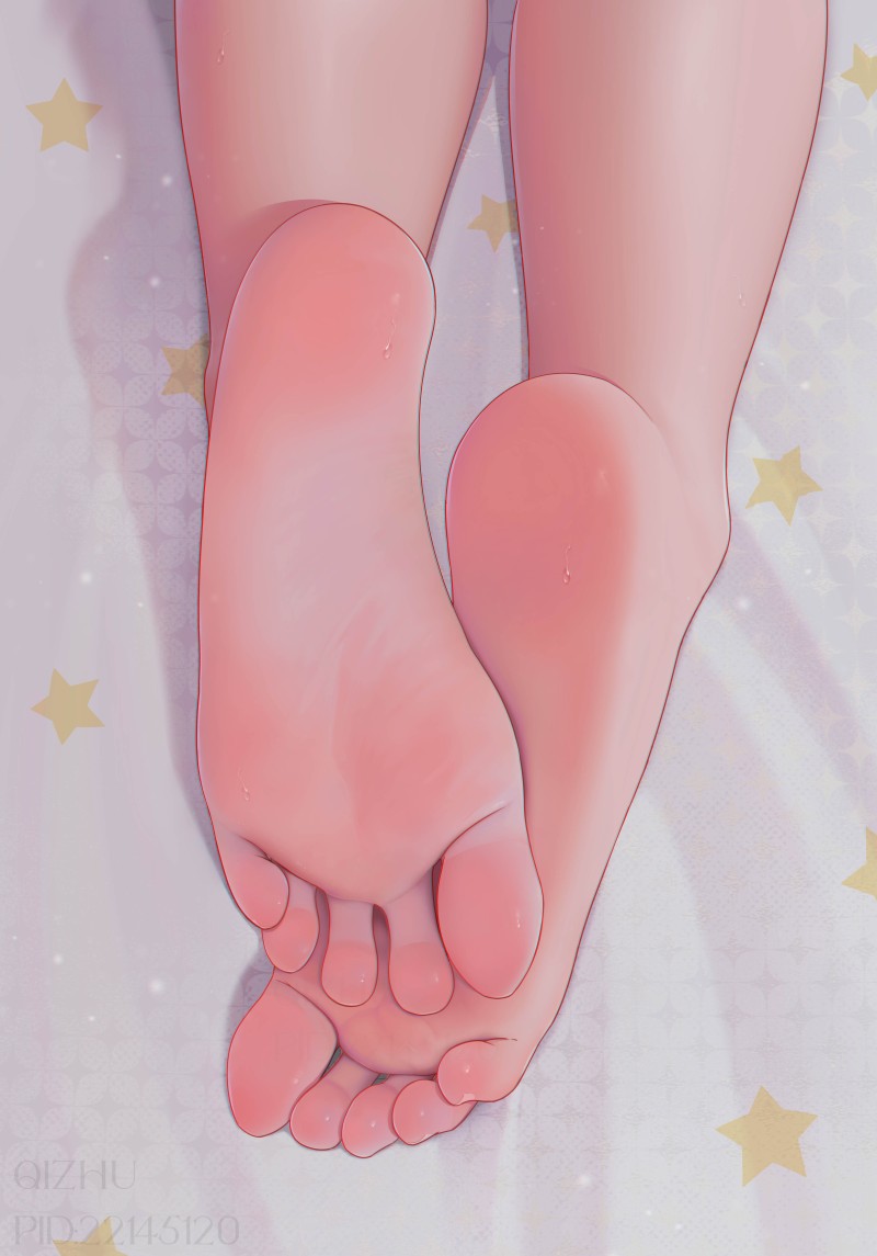 Qizhu, Feet, Foot Fetishism, Legs Wallpaper