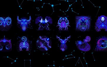 Zodiac, Constellations, Minimalism, Stars, Capricorn, Taurus Wallpaper