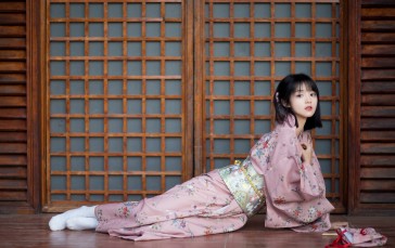 Women, Asian, Model, Kimono Wallpaper
