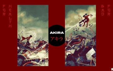 Akira, Anime, Red, Kaneda, Tetsuo, Manga Wallpaper