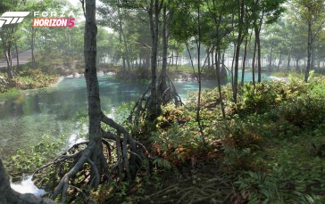 Forza Horizon 5, Video Games, CGI, Water, Trees Wallpaper