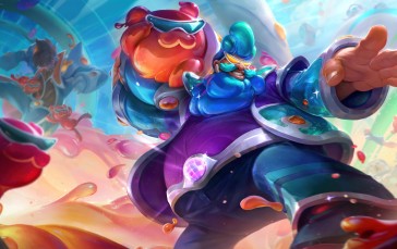 Space Groove (League of Legends), Space Groove, Gragas (League of Legends), League of Legends, Digital Art, Riot Games Wallpaper