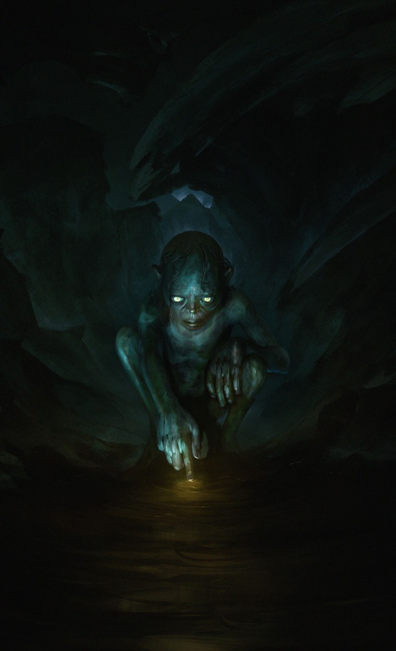 Gollum, The Lord of the Rings, Artwork, Creature Wallpaper