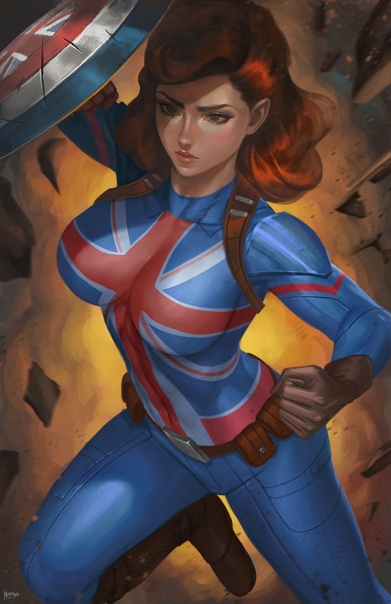 Peggy Carter, Agent Carter, Marvel Comics, Shield, Superheroines, 2D Wallpaper