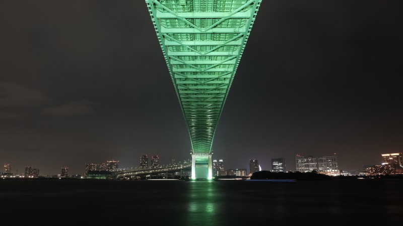 Tokyo, Bridge, Lights, Night, Japan Wallpaper
