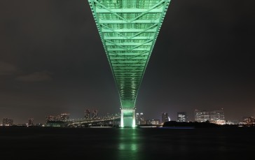 Tokyo, Bridge, Lights, Night, Japan Wallpaper