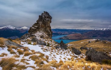 Landscape, 4K, New Zealand, Nature, Snow Wallpaper