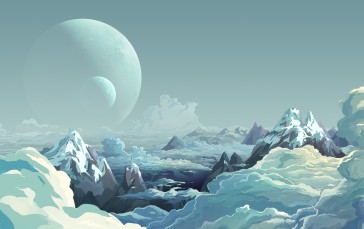 Landscape, Science Fiction, Planet, Artwork Wallpaper