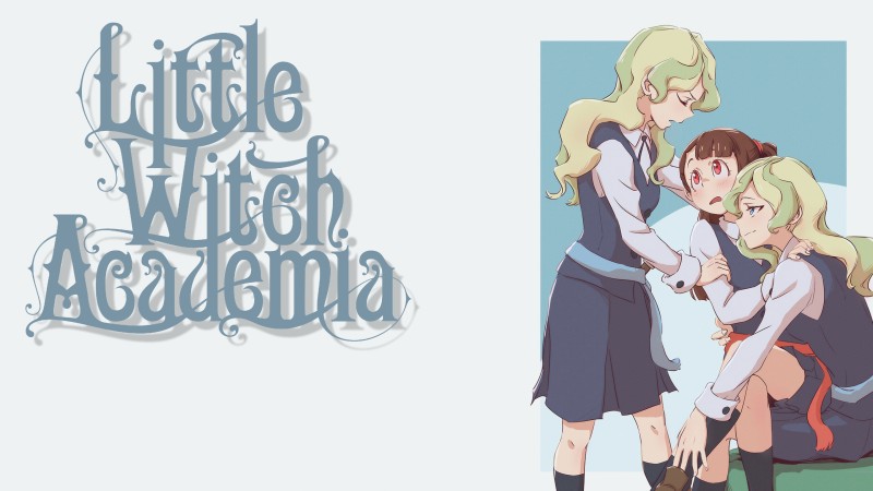 Little Witch Academia, Luna Nova Uniform, Kagari Atsuko, Cavendish Diana Wallpaper