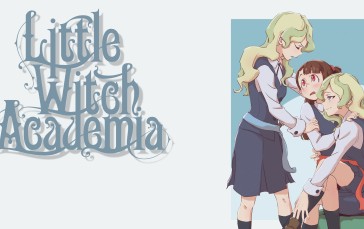 Little Witch Academia, Luna Nova Uniform, Kagari Atsuko, Cavendish Diana Wallpaper