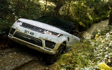 Range Rover Sport, White, Suv, Luxury, Dirt Wallpaper