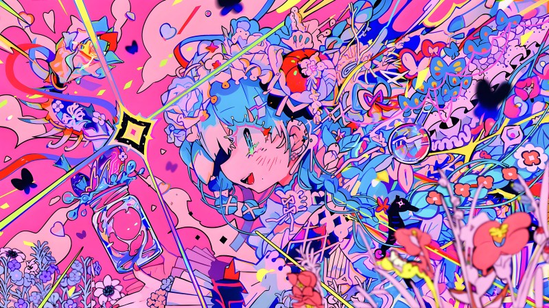 Teracoot, 4K, Illustration, Anime Girls Wallpaper
