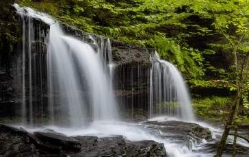 Ricketts Glen State Park, USA, Pennsylvania, Nature, Waterfall Wallpaper