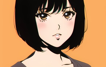 Anime Girls, Novel Ai, Anime, Women, Face Wallpaper