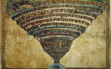 Hell, Dante Alighieri, The Divine Comedy, Medieval, Medieval Art, Sandro Botticelli Wallpaper