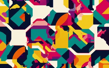 AI Art, Colorful, Abstract, Stable Diffusion Wallpaper