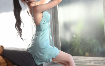 Asian, Model, Women, Long Hair, Dark Hair, Vicky (Asian Model) Wallpaper
