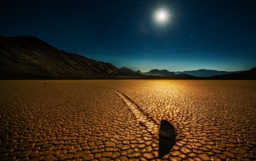 Landscape, 4K, Desert, Death Valley, Mojave Desert, Night Wallpaper