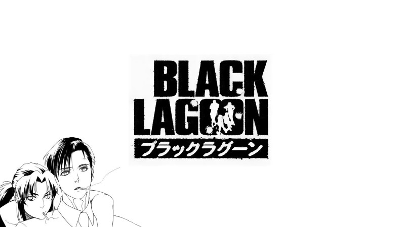 Revy, Black Lagoon, Minimalism, Logo, Anime Wallpaper