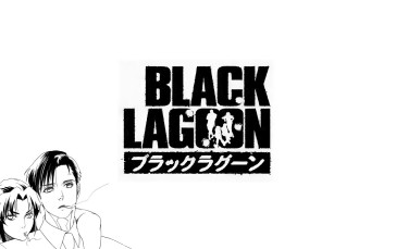Revy, Black Lagoon, Minimalism, Logo, Anime Wallpaper
