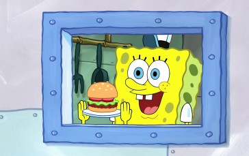 SpongeBob SquarePants, Cartoon, Burgers Wallpaper