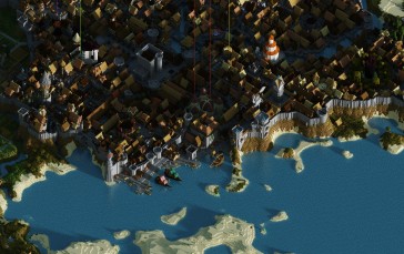 Minecraft, City, Artwork, Video Games Wallpaper