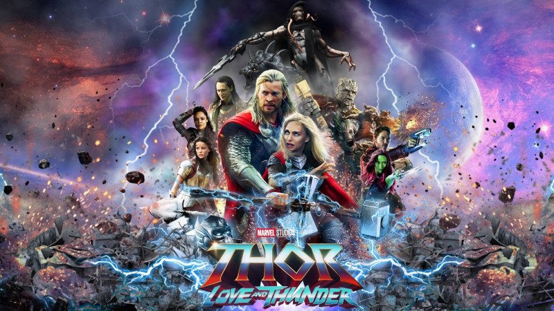Thor: Love and Thunder, Marvel Cinematic Universe, Movies, Thor, Gamora , Groot Wallpaper