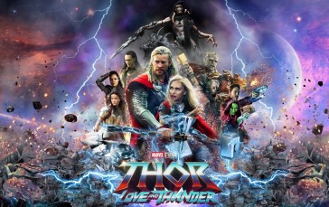 Thor: Love and Thunder, Marvel Cinematic Universe, Movies, Thor, Gamora , Groot Wallpaper