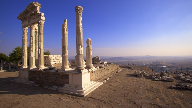 Temple of Hercules, Amman, Jordan (country), Ruins, Architecture Wallpaper