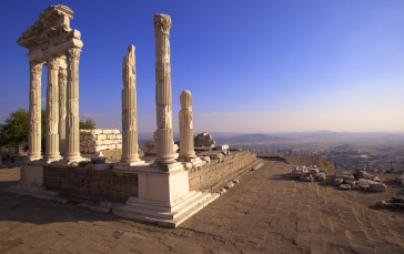 Temple of Hercules, Amman, Jordan (country), Ruins, Architecture Wallpaper