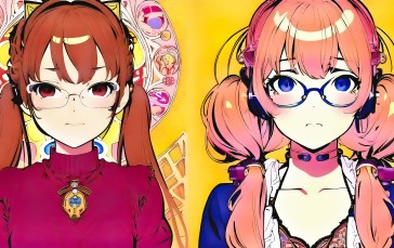 Women, Glasses, Looking at Viewer, Anime Girls Wallpaper