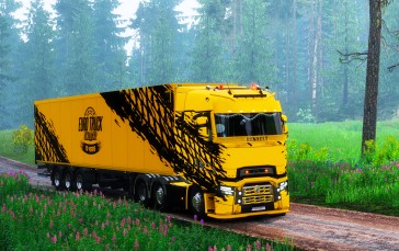 Euro Truck Simulator 2, Innsbruck, Video Games, Trees, Truck Wallpaper