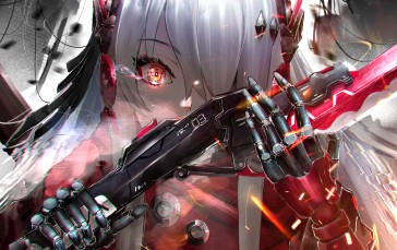 Punishing: Gray Raven, Anime Girls, Alpha(Punishing: Gray Raven), Cyborg Wallpaper