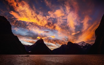 Trey Ratcliff, Photography, Landscape, New Zealand, Nature, Sunset Glow Wallpaper