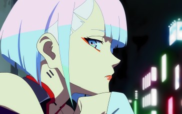 Anime, Anime Girls, Lucyna Kushinada (Cyberpunk: Edgerunners), Cyberpunk: Edgerunners, Anime Screenshot Wallpaper