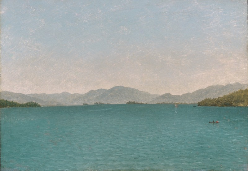 Lake George, Free Study, Artwork, Mountains Wallpaper