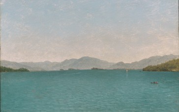 Lake George, Free Study, Artwork, Mountains Wallpaper