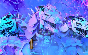 Robot, Mech Animals, Mechagodzilla, Godzilla Wallpaper