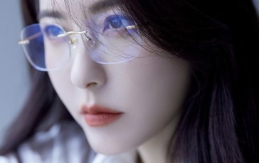 Asian, Women, Actress, Portrait Display, Glasses, Long Hair Wallpaper