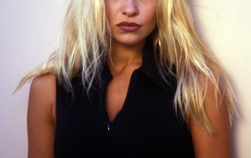 Pamela Anderson, Actress, Model, Blonde, Black Clothing, Tight Clothing Wallpaper